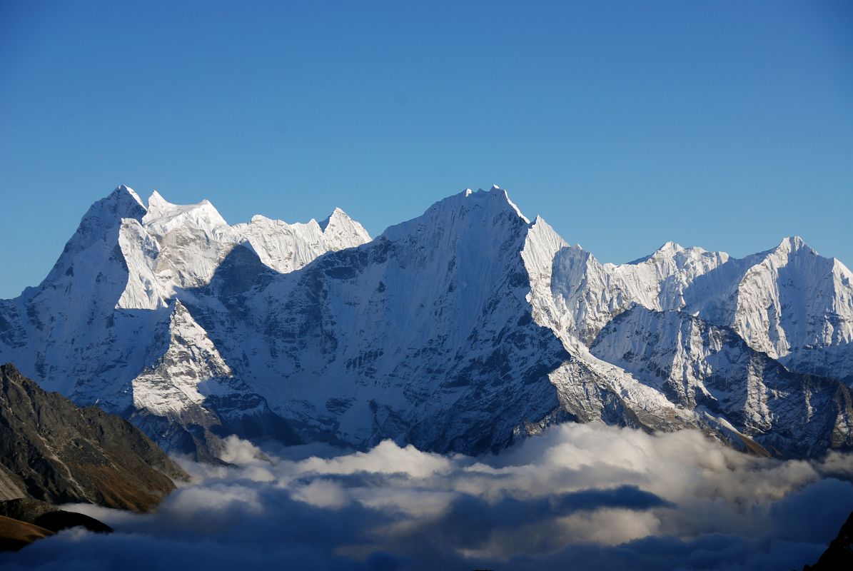 Gokyo Ri 04-7 Kangtega, Thamserku, Kusum Kanguru Before Sunset From Gokyo Ri